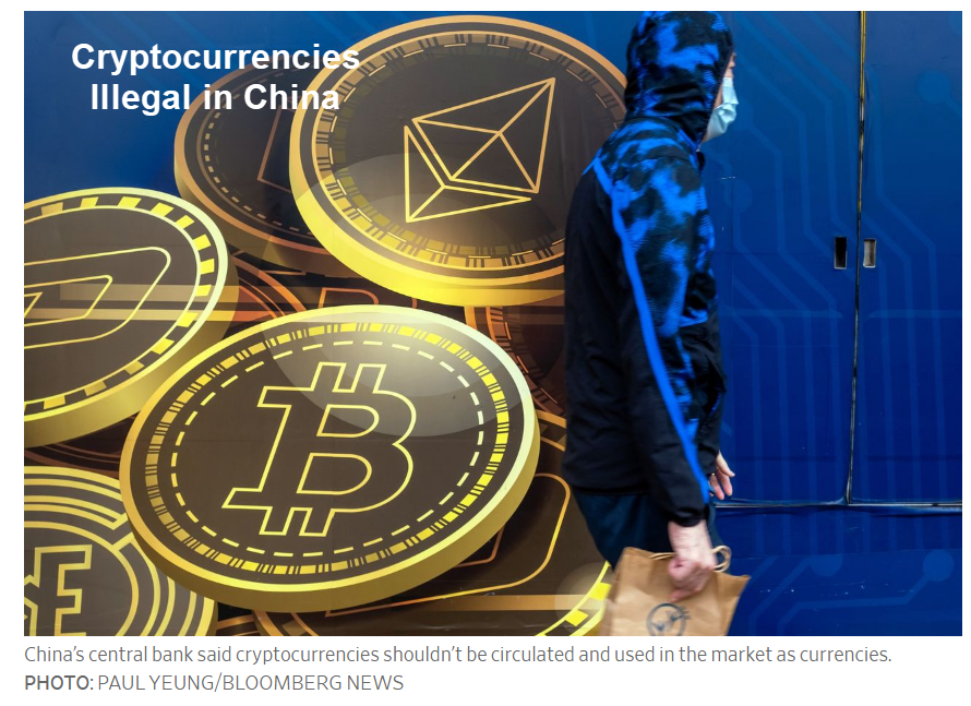 are cryptocurrencies illegal in china